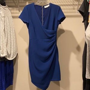 Flattering Blue Cocktail Dress